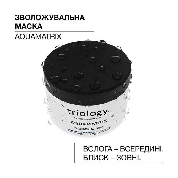 Набір для глибокого зволоження волосся Aquamatrix Triology. &mdash; шампунь, бальзам, маска T232123222323 фото