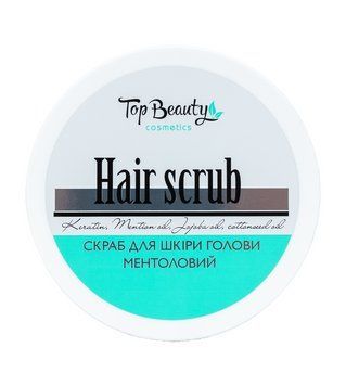 Скраб-пилинг для кожи головы с ментолом и маслом мяты Top Beauty 250 мл TB00043 фото