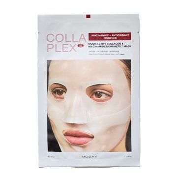 Коллагеновая биомиметическая маска для лица Moday COLLAPLEX Multi-Active Mask с коллагеном и ниацинамидом 35 грамм MOD00049 фото