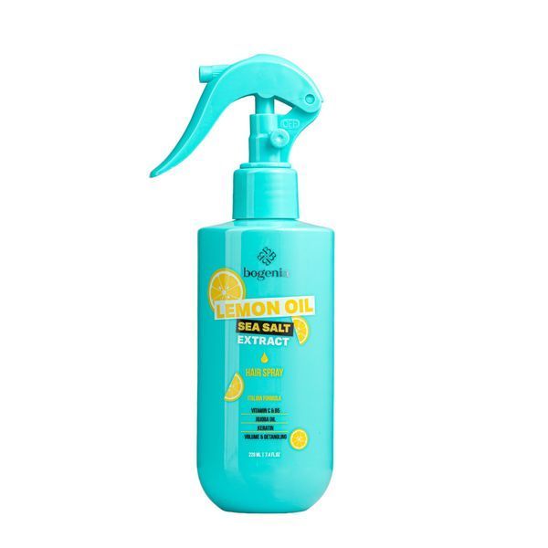 Набір для волосся Lemon Oil & Sea Salt Spray Bogenia BG440 - шампунь 450 мл, кондиціонер 450 мл, спрей 220 мл BG000149BF фото