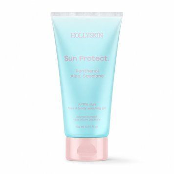 Успокаивающий гель после загара HOLLYSKIN Sun Protect с алоэ вера и д-пантенолом 150 мл H0407 фото