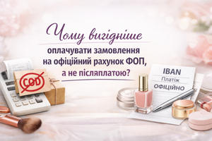 Почему выгоднее оплачивать заказы на официальный счет ФЛП, а не наложенным платежом? фото