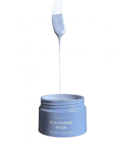 Глибоко очищуюча маска від чорних цяток та вугрів MODAY Blackhead Mask з екстрактом хризантеми та алое 30 грам MOD00016 фото