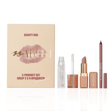 Подарочный набор для макияжа Neverti Beauty Box NP2027 (карандаш, помада, блеск) NP2027 фото