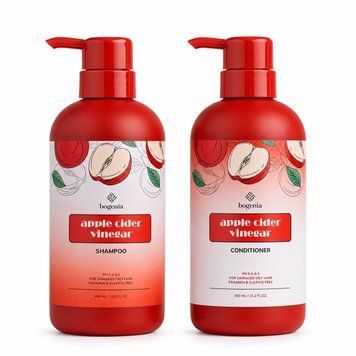 Набор для волос Bogenia Apple Cider Vinegar BG413 Шампунь, Кондиционер BG00041 фото